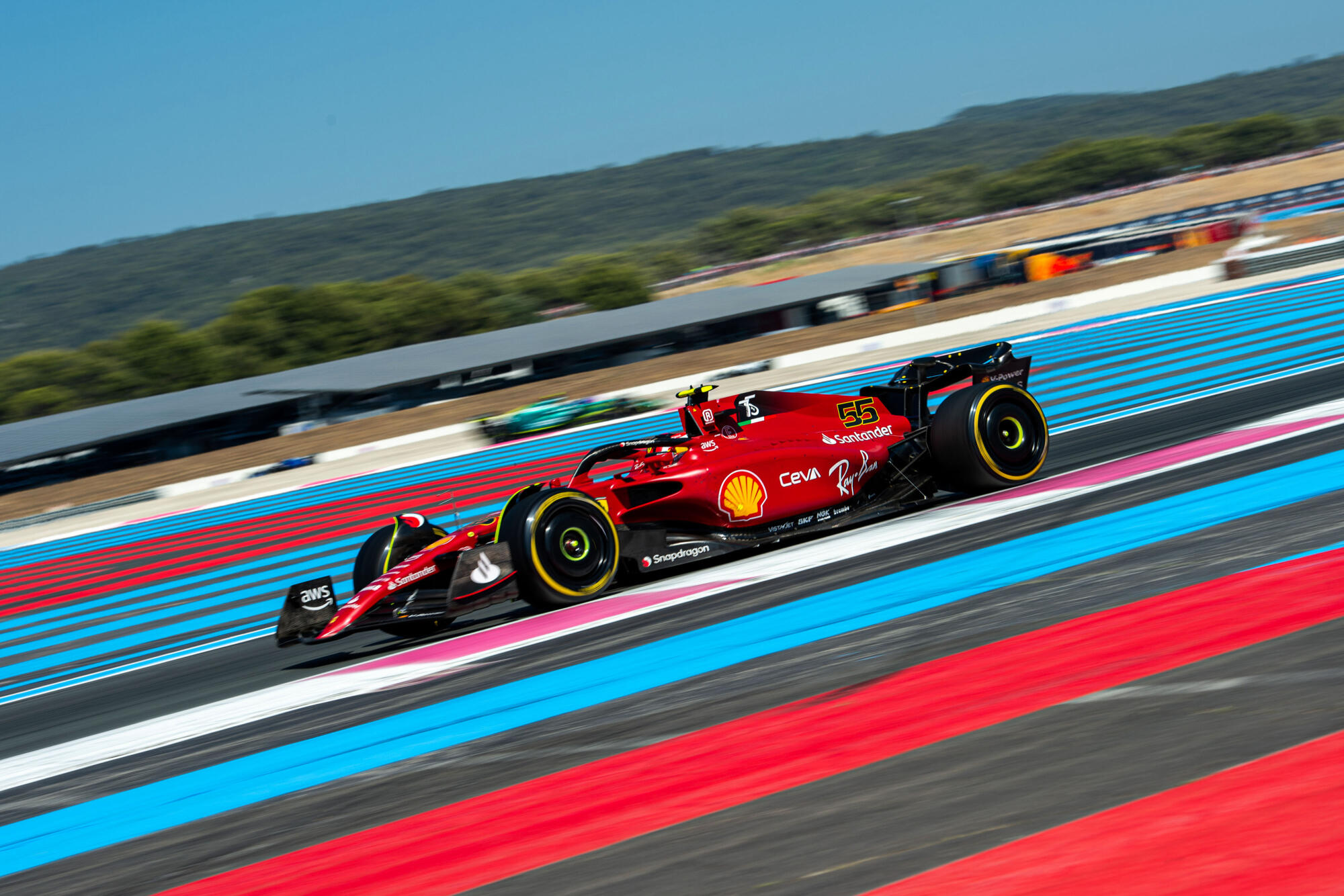 Sainz Ferrari Frankrijk race