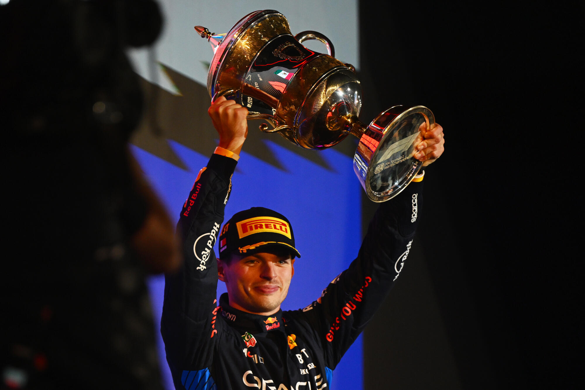 Max Verstappen podium Bahrein 2024