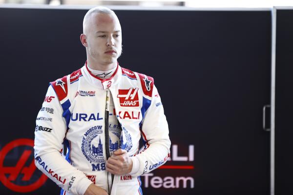 Nikita Mazepin filmdag Haas 2022
