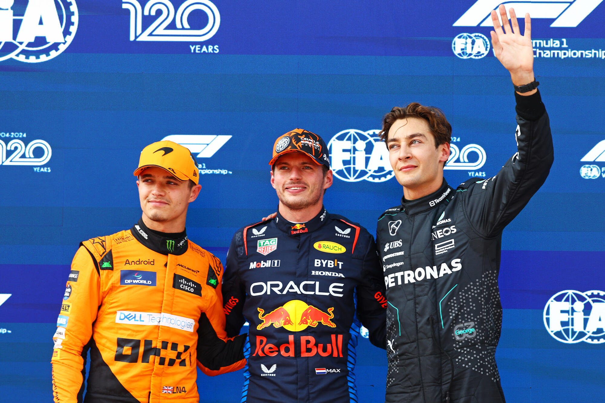 Norris en Verstappen