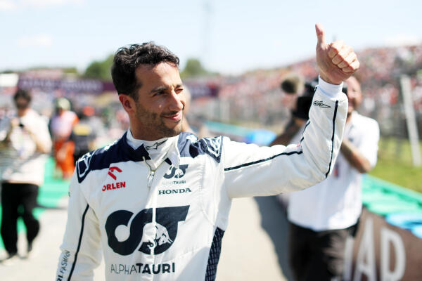 Ricciardo in Hongarije