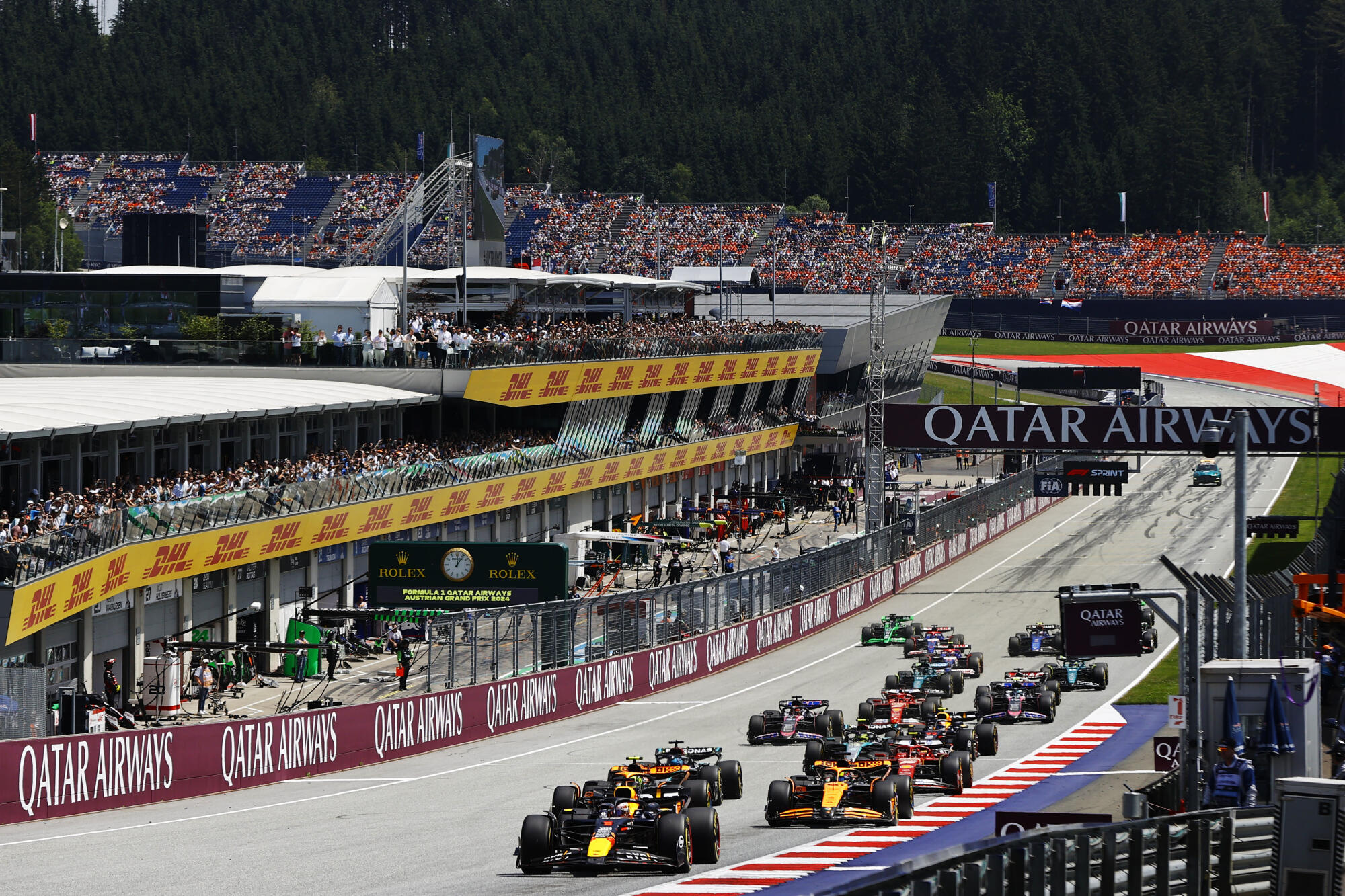 Verstappen vanaf pole Oostenrijk 2024