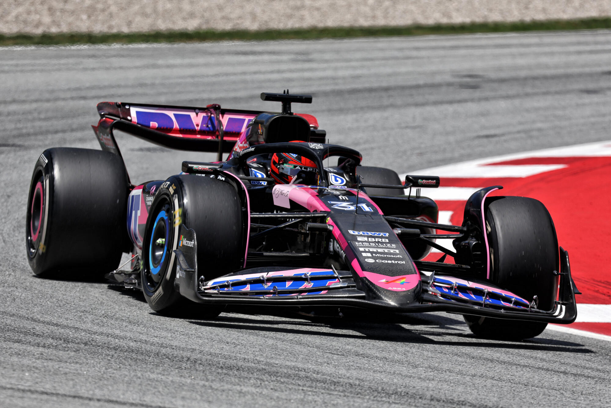 Esteban Ocon Barcelona Alpine 2024