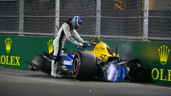 Colapinto crash