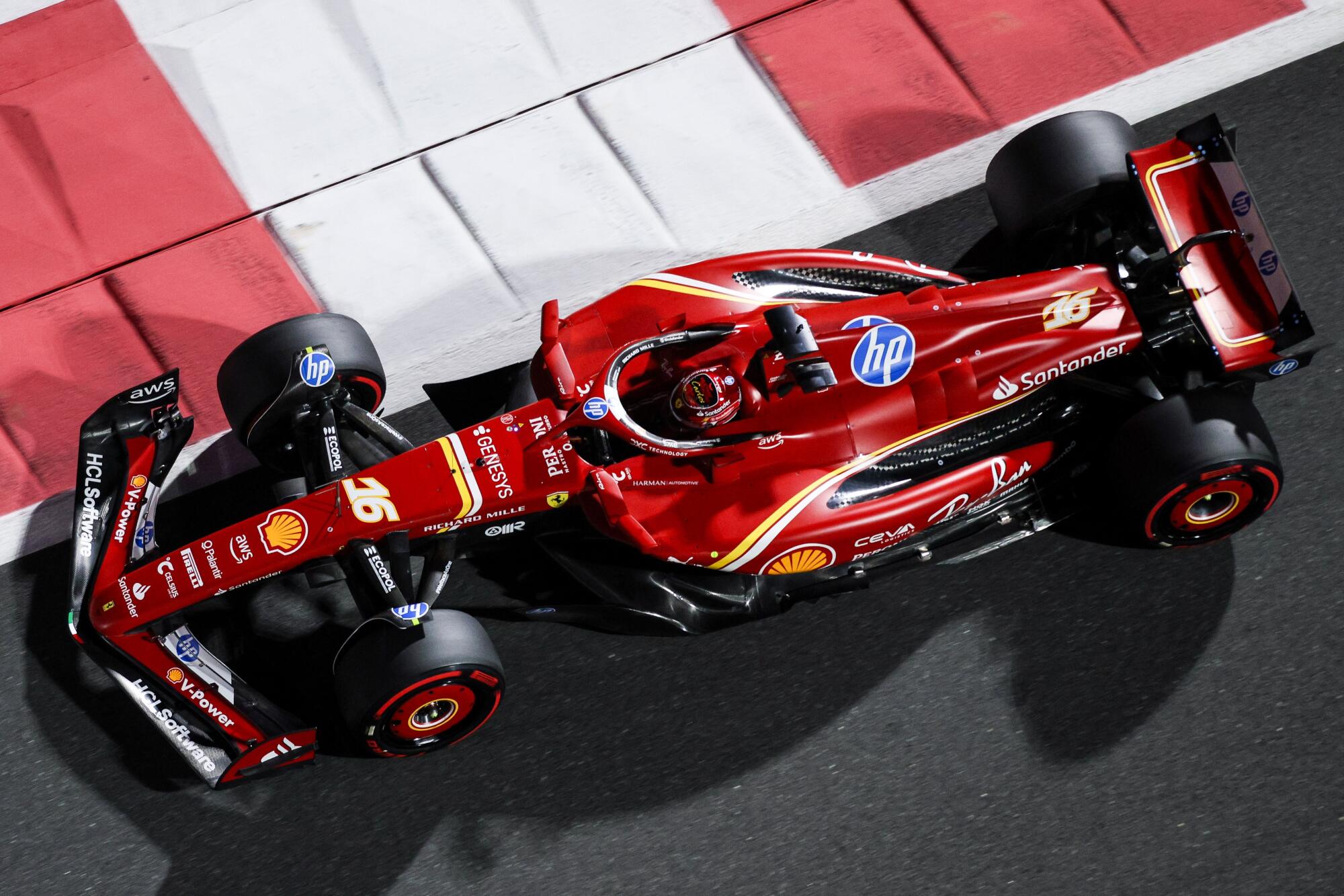 Charles Leclerc 2024 Abu Dhabi