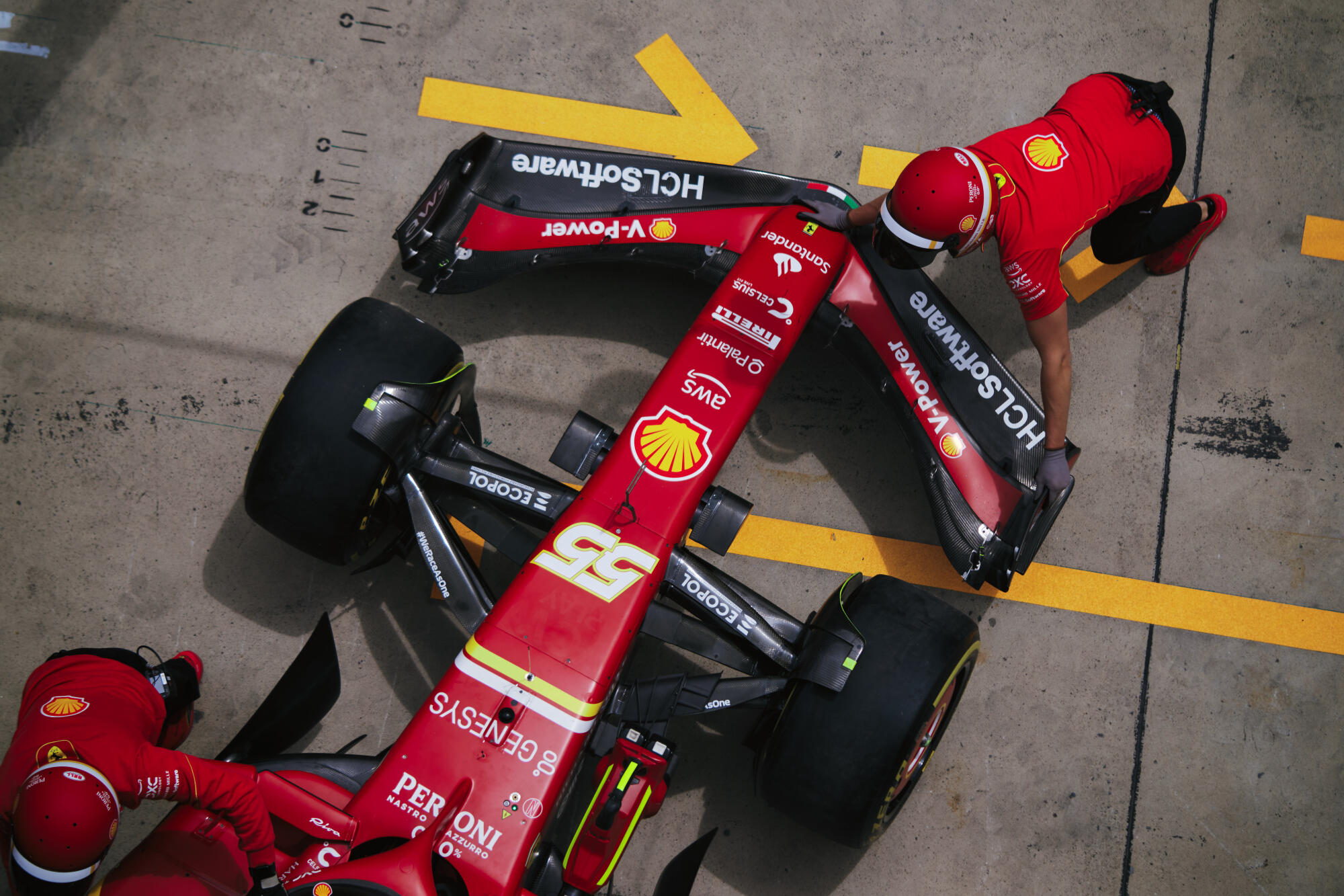 Carlos Sainz China 2024 Shanghai Zondag auto