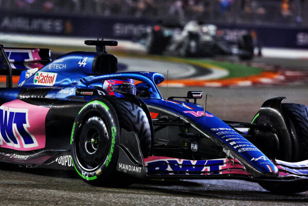 Fernando Alonso Singapore zondag 2022