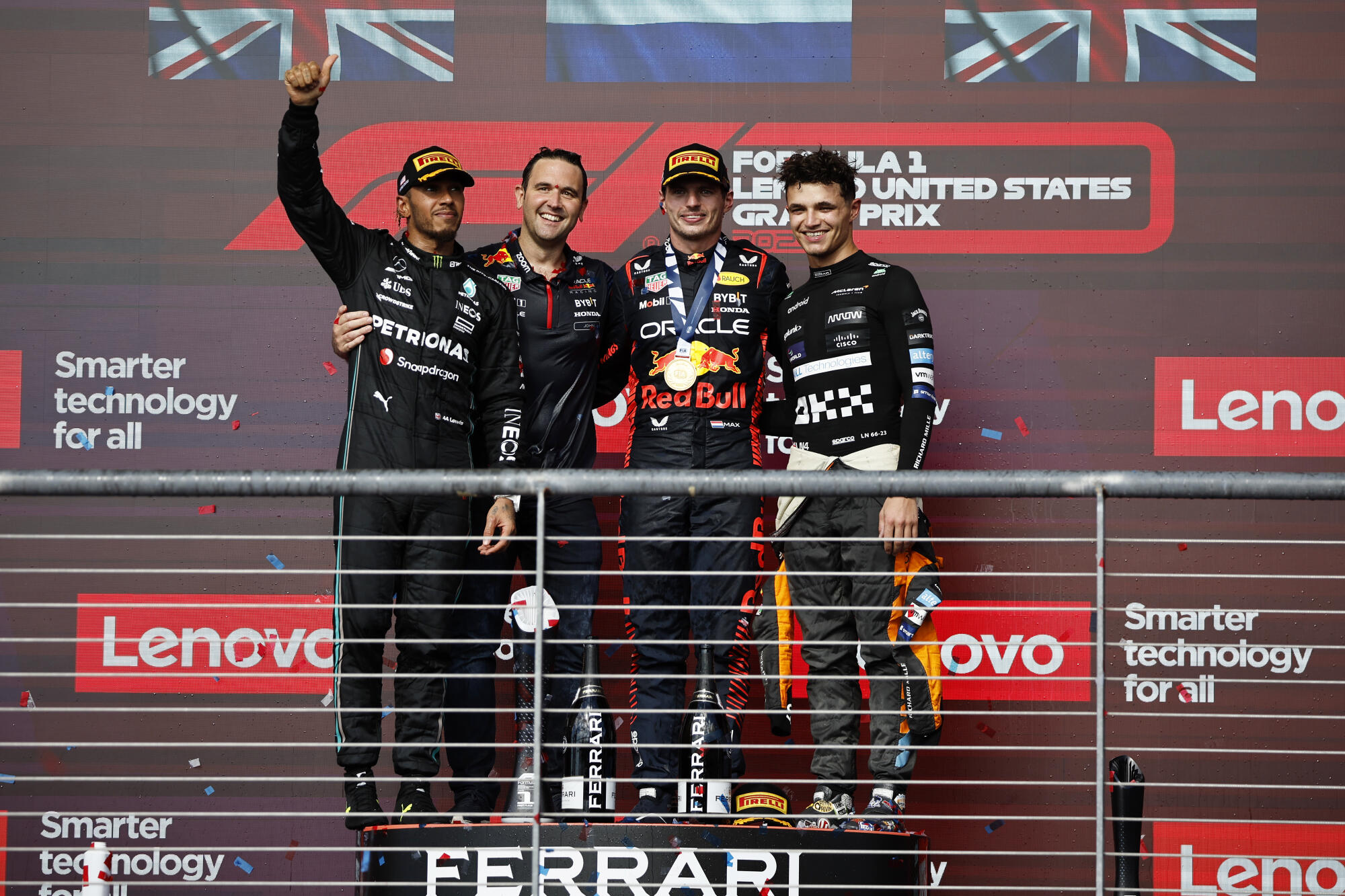 Podium Grand Prix Amerika Austin 2023