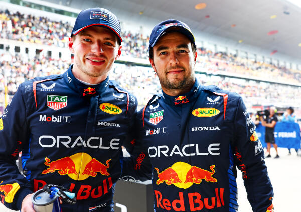 Verstappen Perez na kwalificatie China