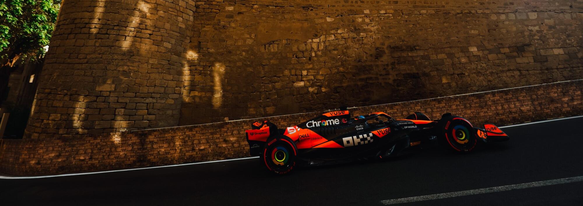 Piastri McLaren Baku Azerbeidzjan banner