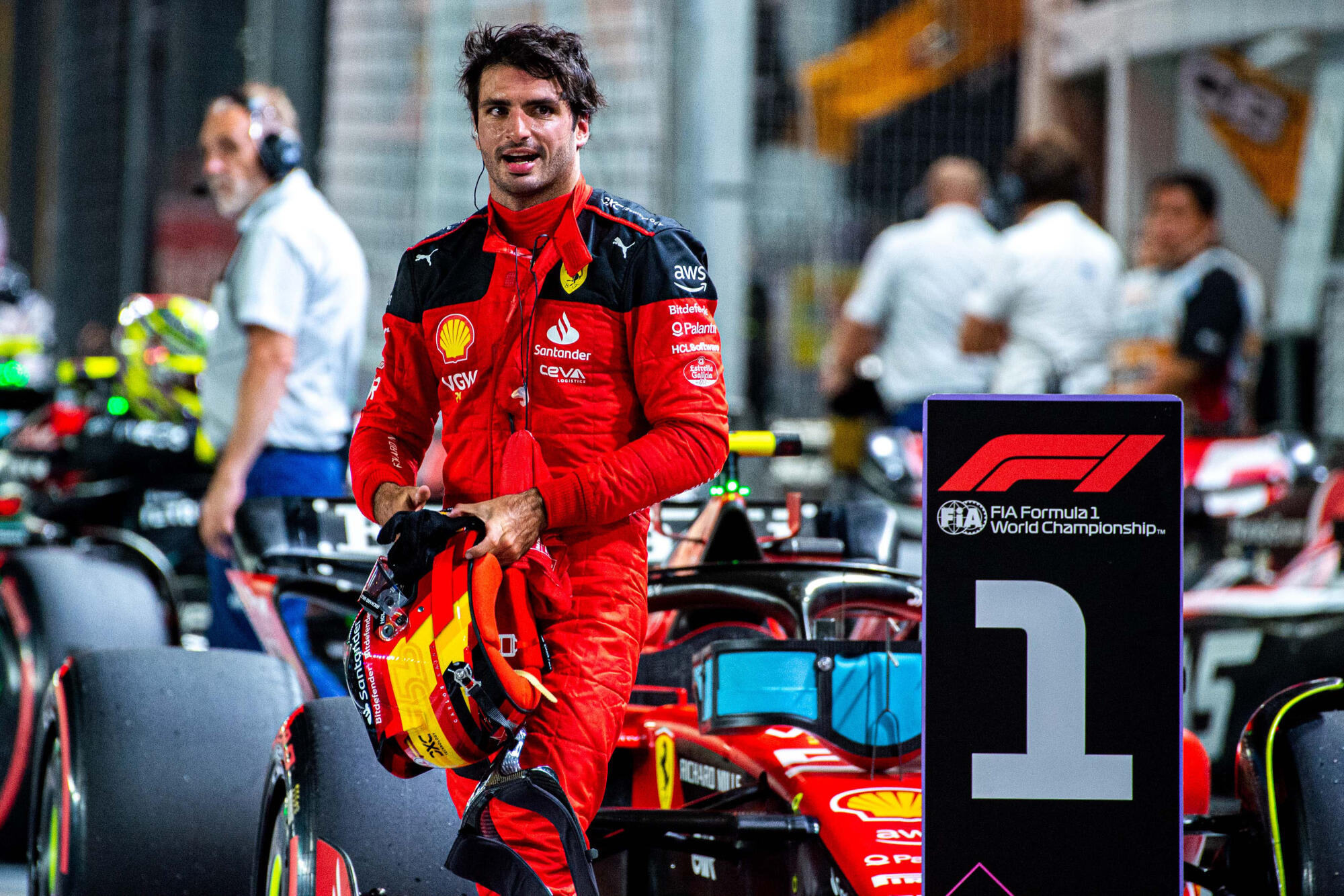 Carlos Sainz overwinning Singapore 2023