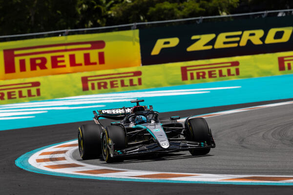 George Russell Mercedes Miami 2024