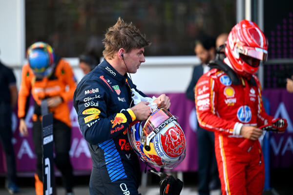 Verstappen Leclerc na kwalificatie Baku