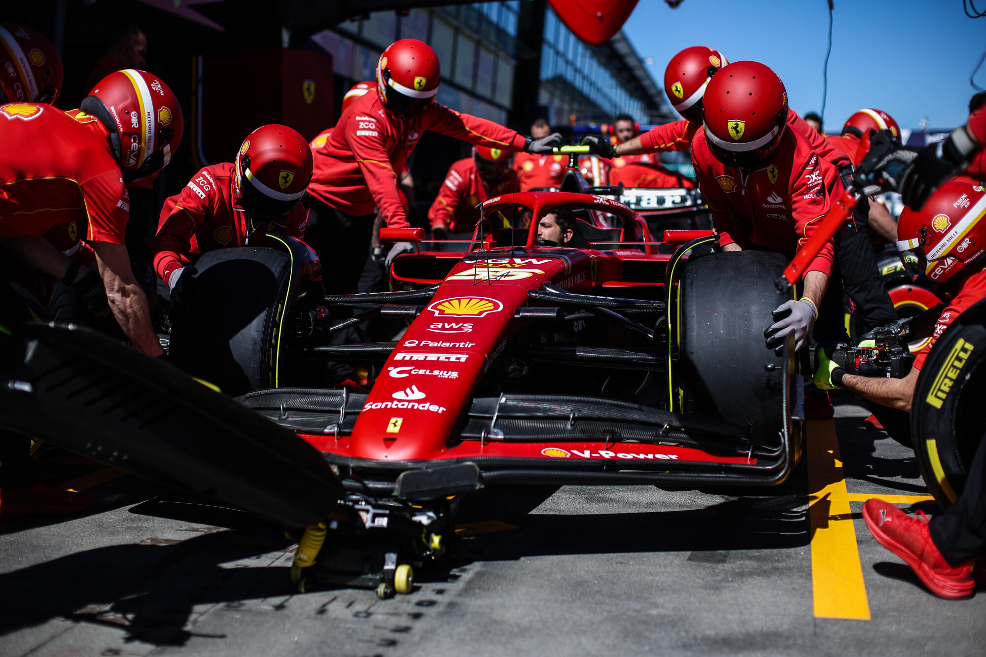 carlos sainz ferrari australie 2024