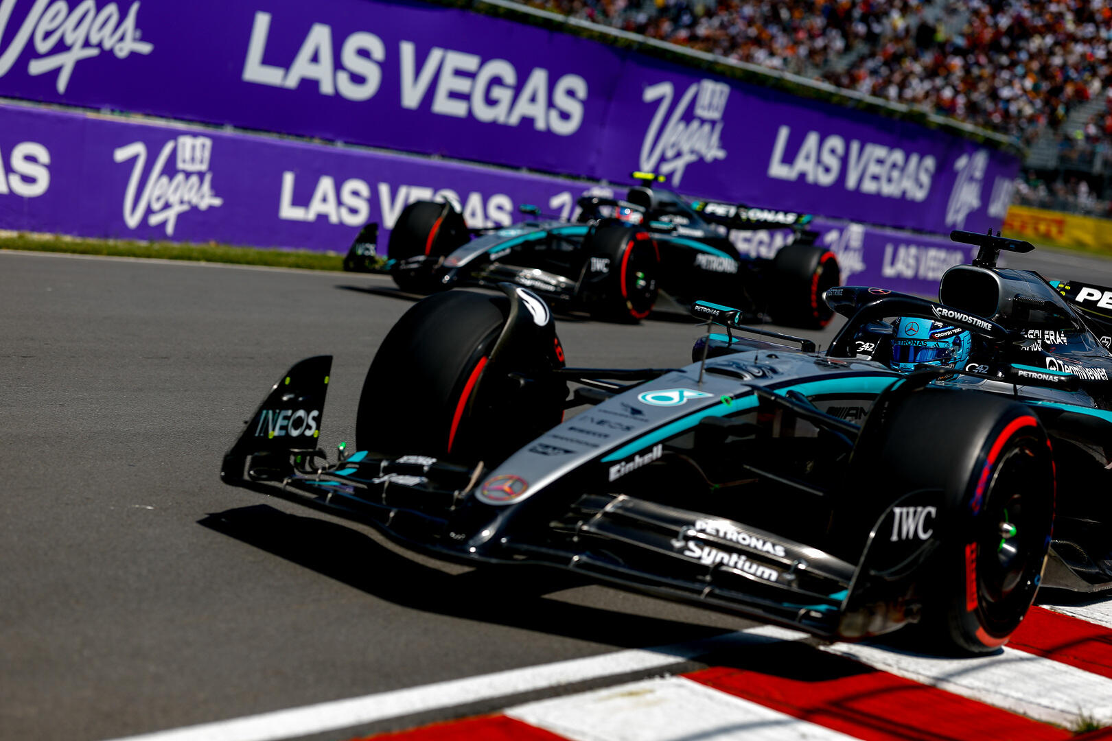 George Russell en Kimi Antonelli - F1 Grand Prix van Canada 2025