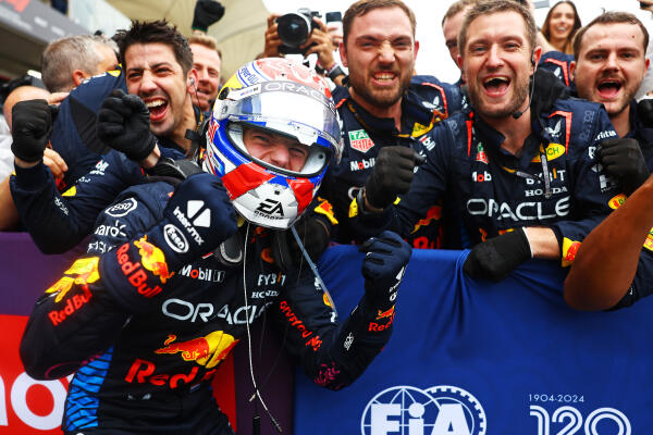 Max Verstappen na overwinning Brazilië 2024