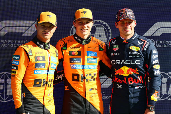 Lando Norris Oscar Piastri Mex Verstappen kwalificatie zaterdag Zandvoort Nederland 2025