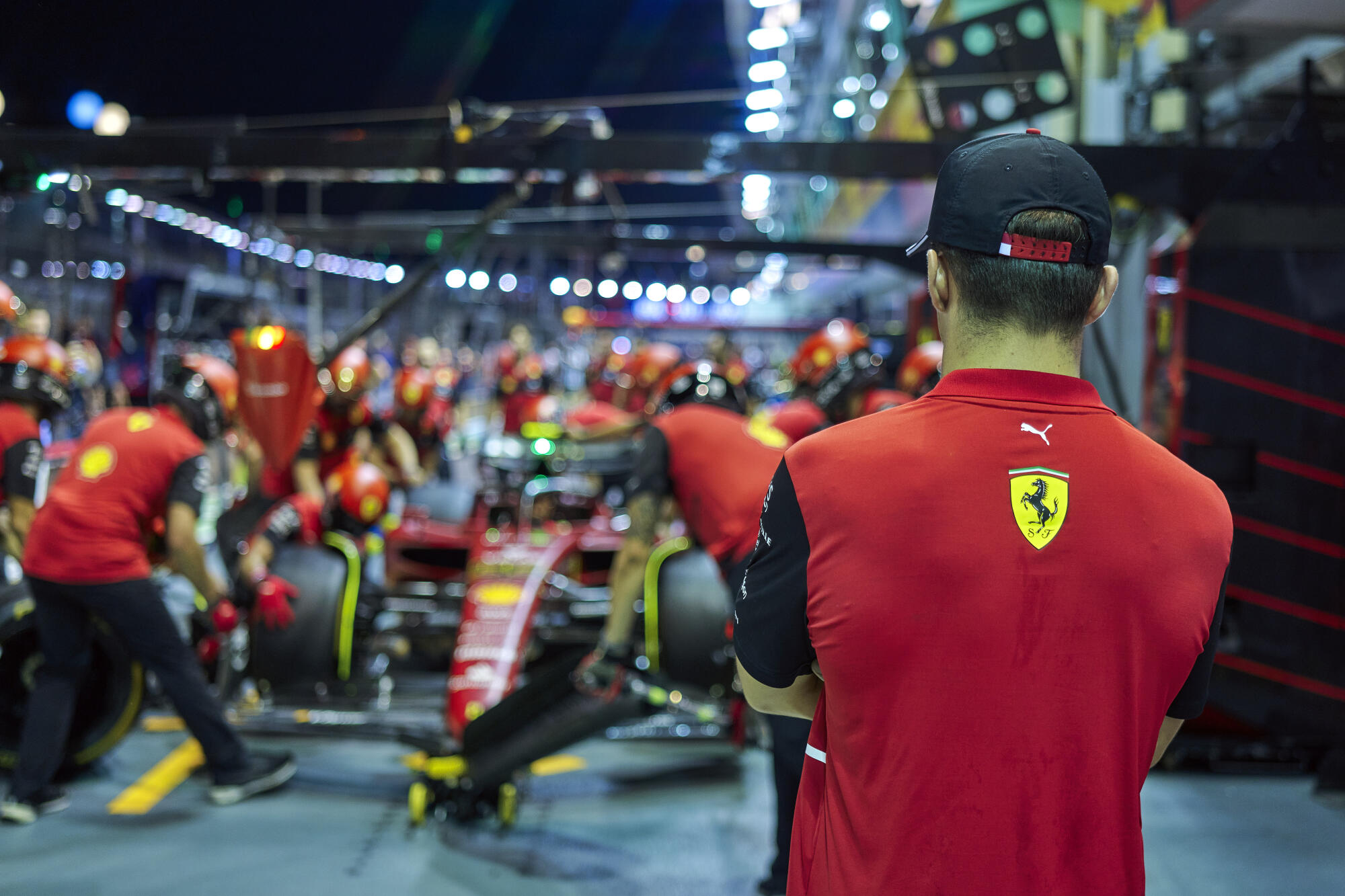 ferrari singapore leclerc 2022
