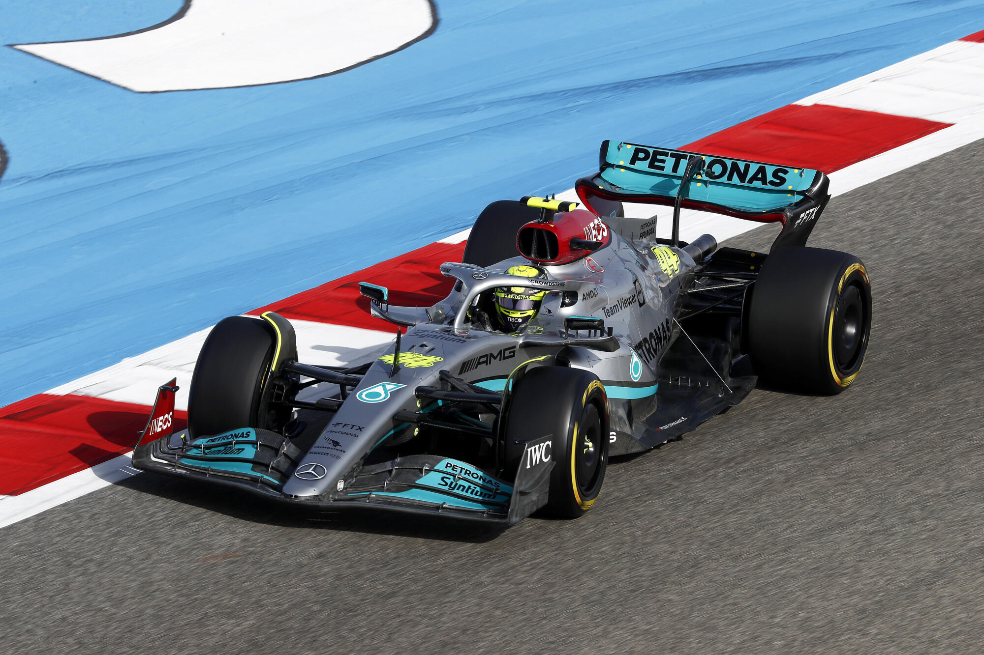 Mercedes W13 Rechtsboven Bahrein