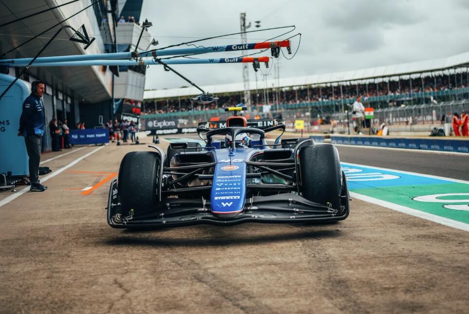 Colapinto Williams Silverstone FP1