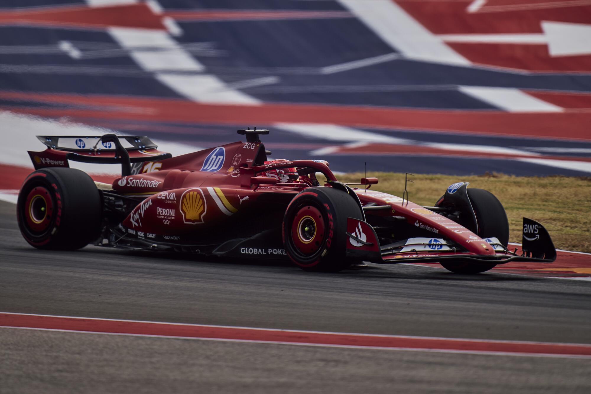 Charles Leclerc 2024 Austin Texas