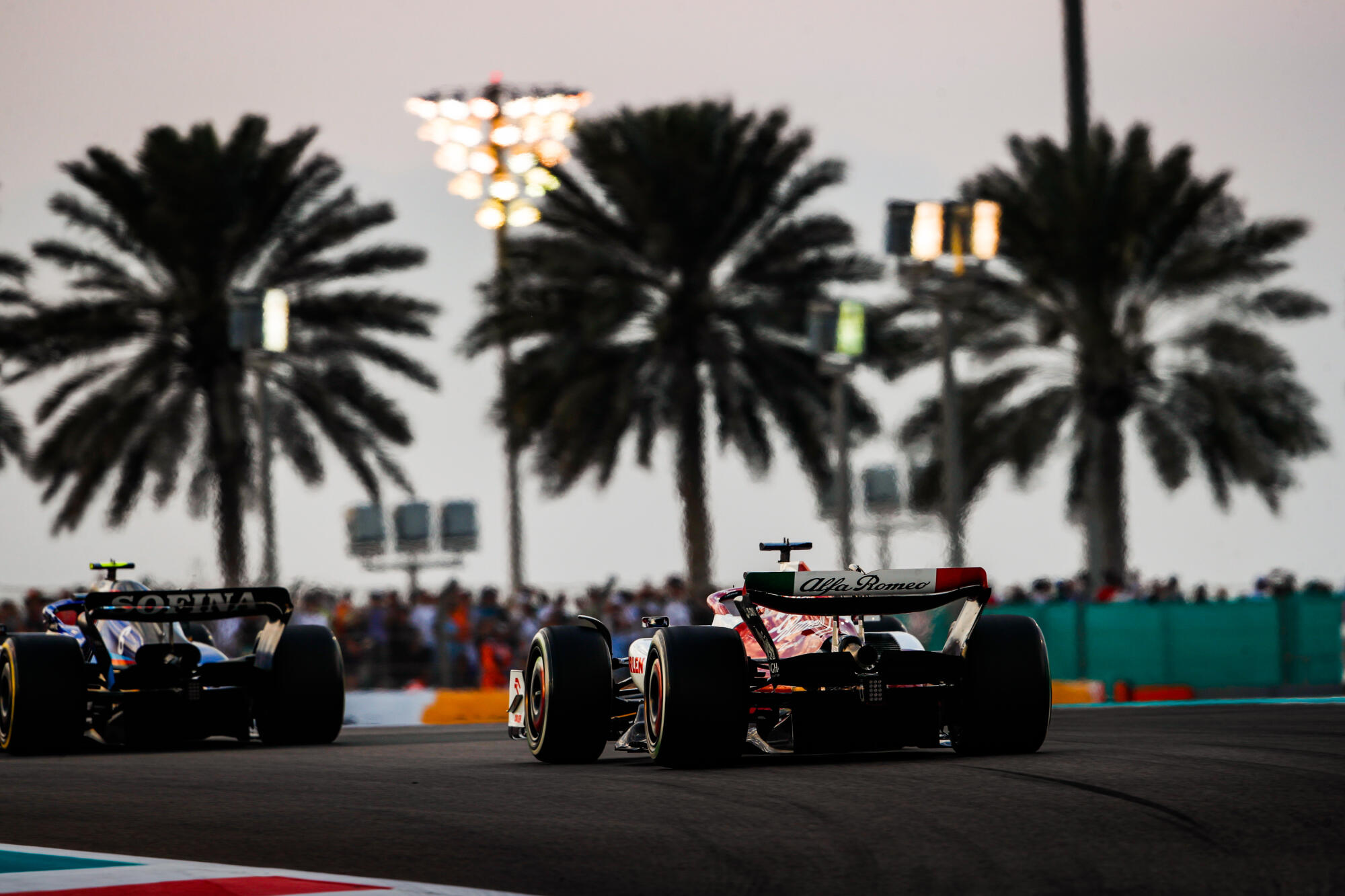 Valtteri Bottas zondag Abu Dhabi 2022