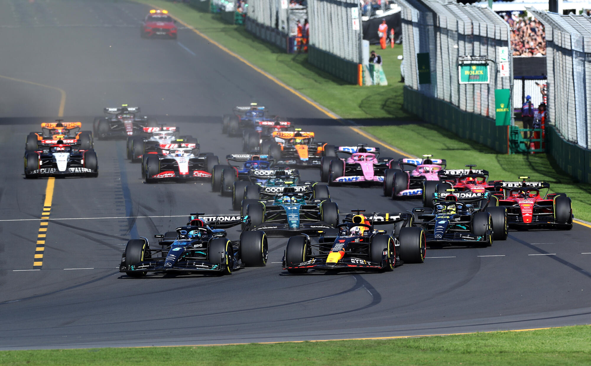 Max Verstappen auto zondag Australië 2023