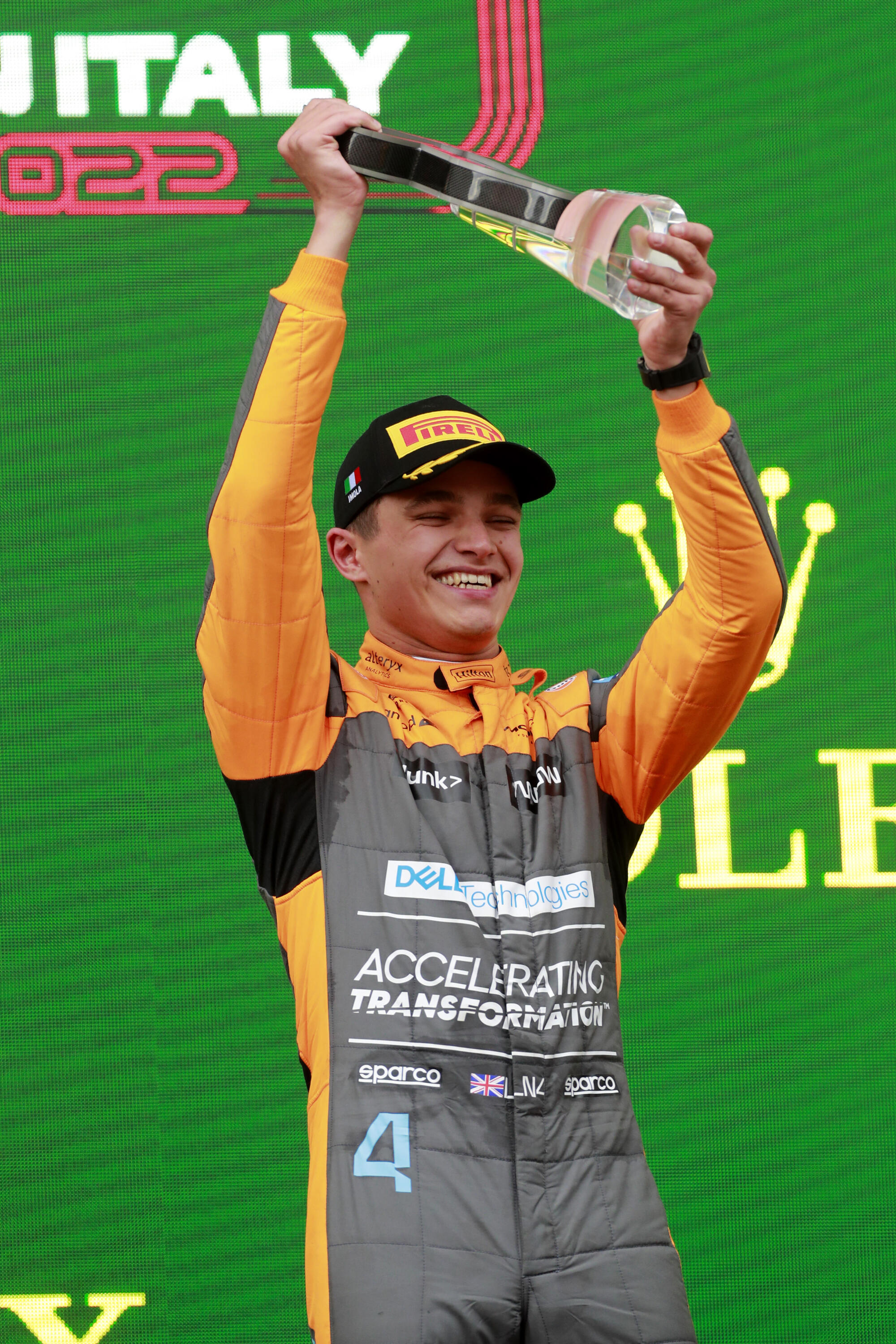 Lando Norris podium 2022