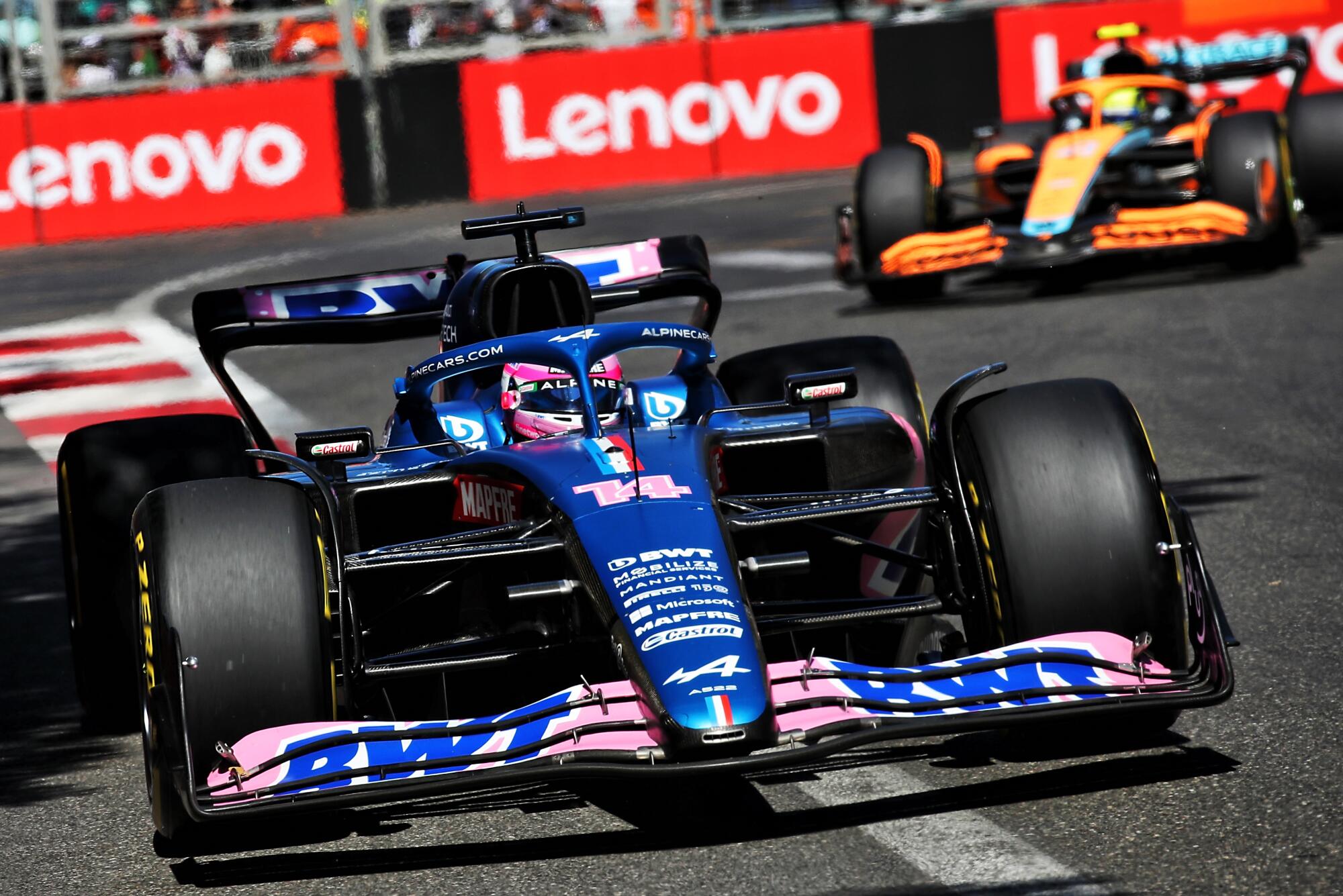 Fernando Alonso Azerbeidzjan 2022