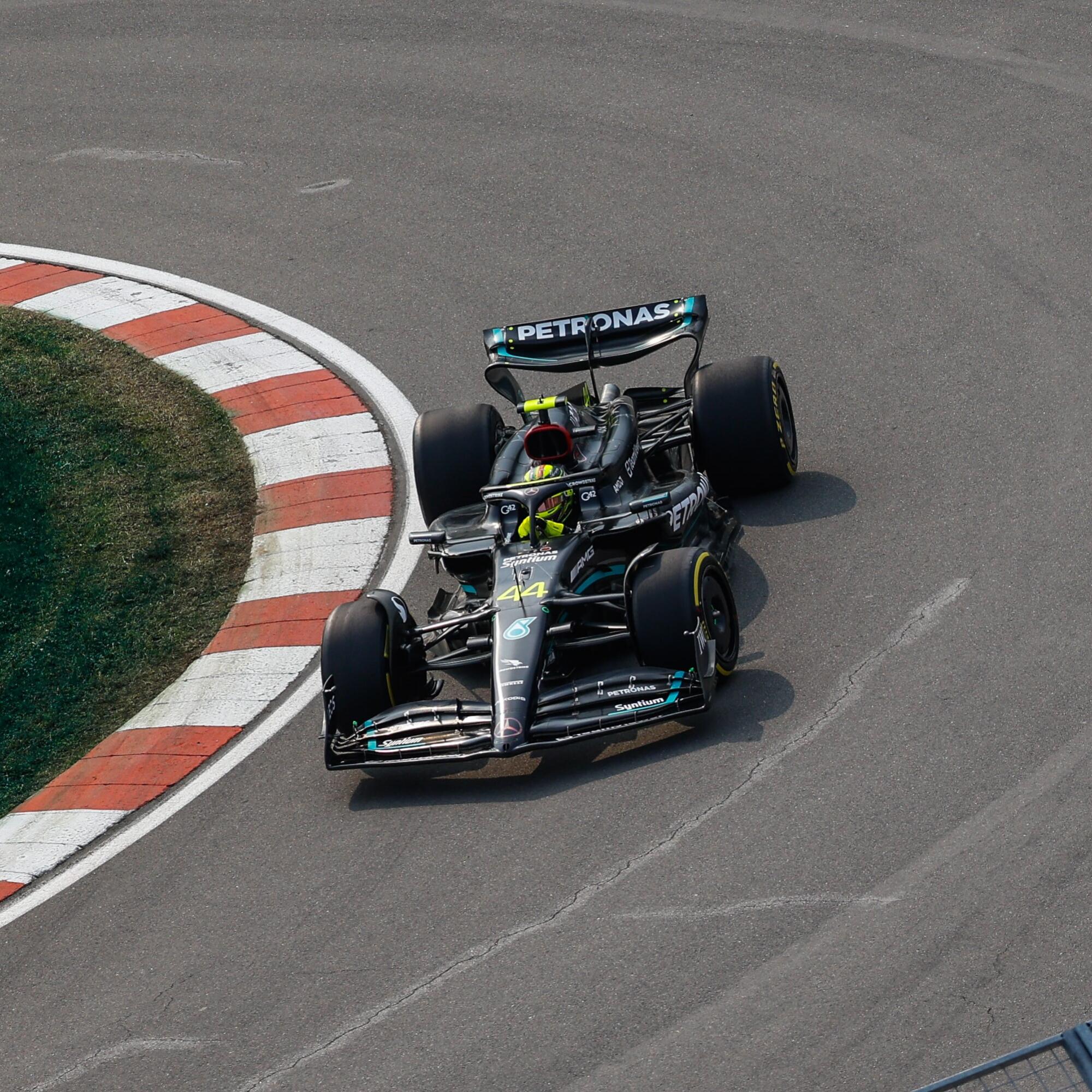 Lewis Hamilton vrijdag Canada