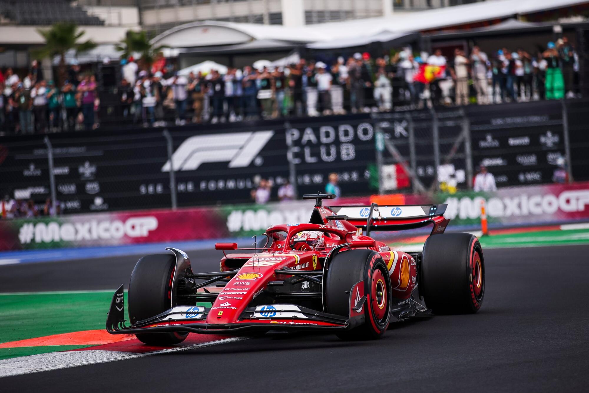 Charles Leclerc auto Mexico 2024