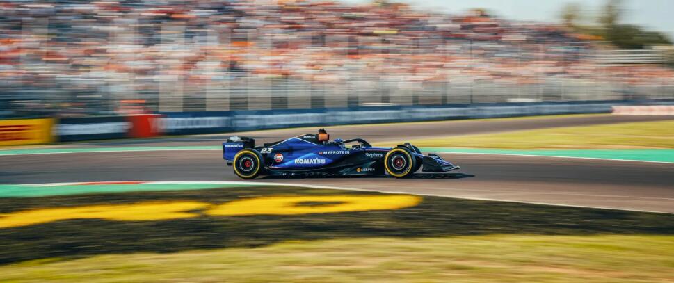 Albon Williams Monza banner