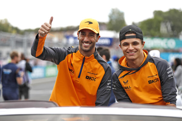 Lando Norris Daniel Ricciardo McLaren