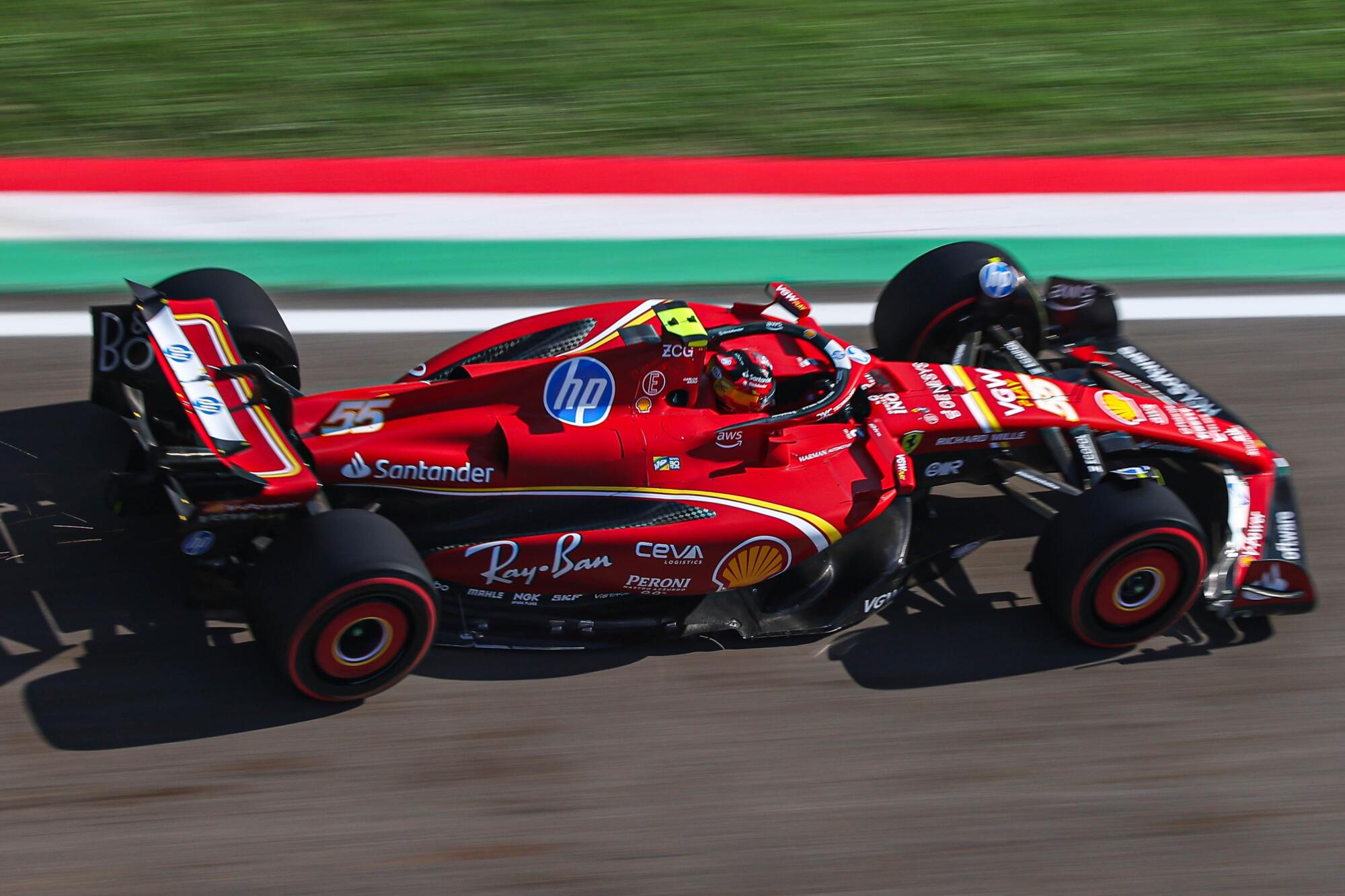 carlos sainz vrijdag imola 2024
