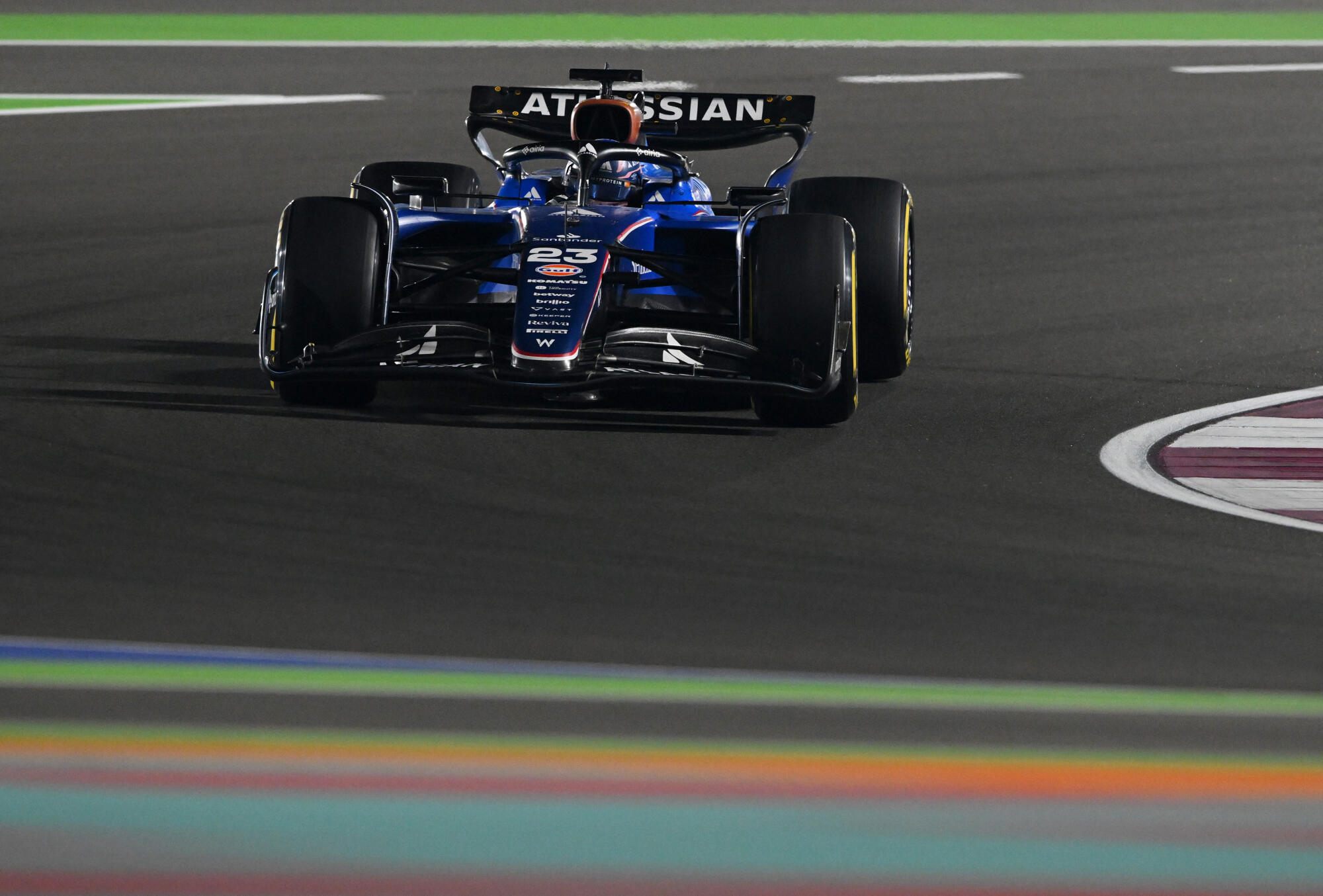 Alexander Albon auto race zondag Qatar 2025