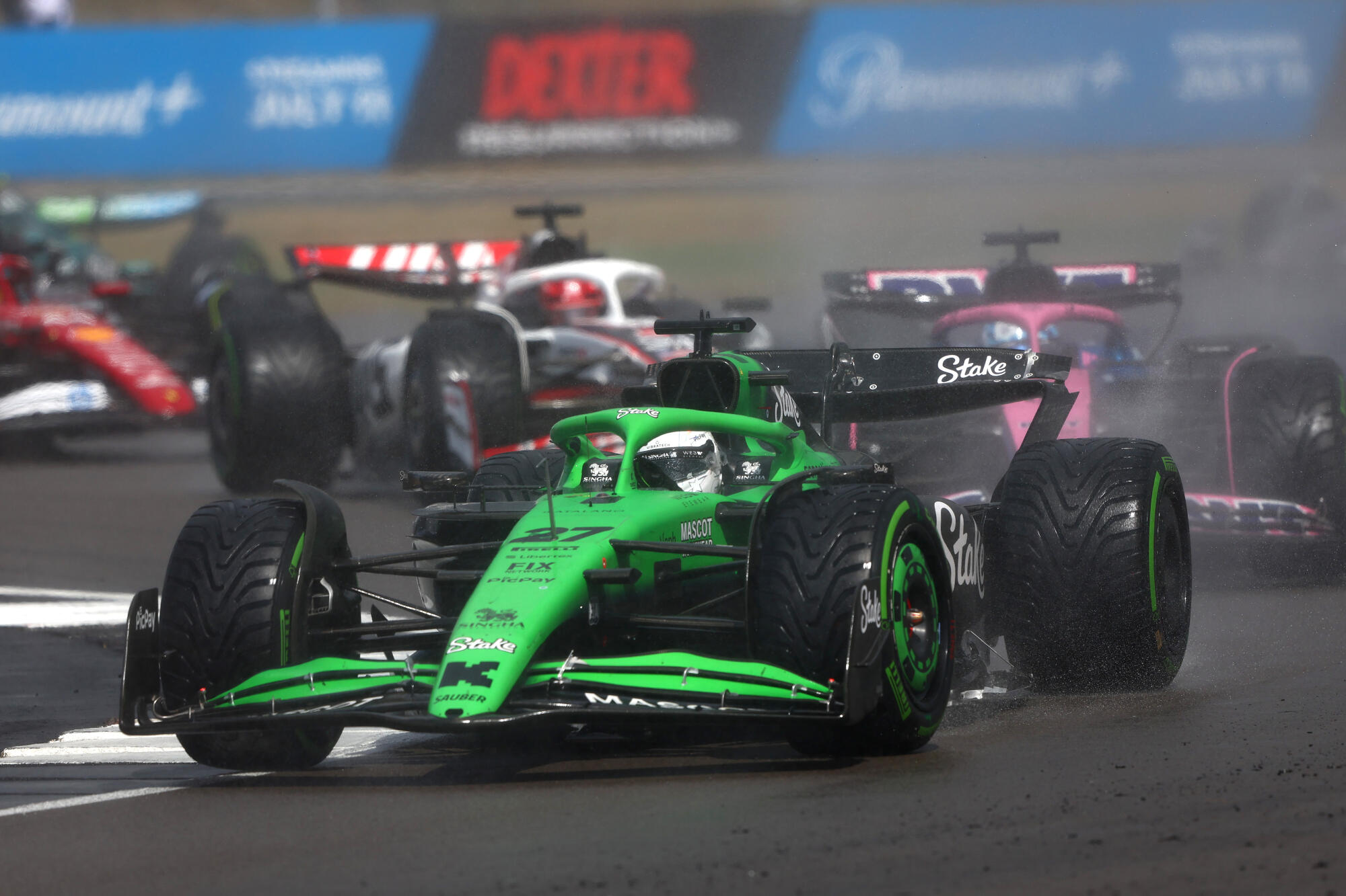 Nico Hülkenberg auto zondag Silverstone 2025