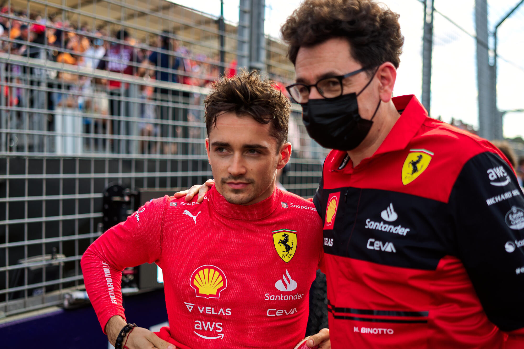 Binotto Leclerc Australië 2022