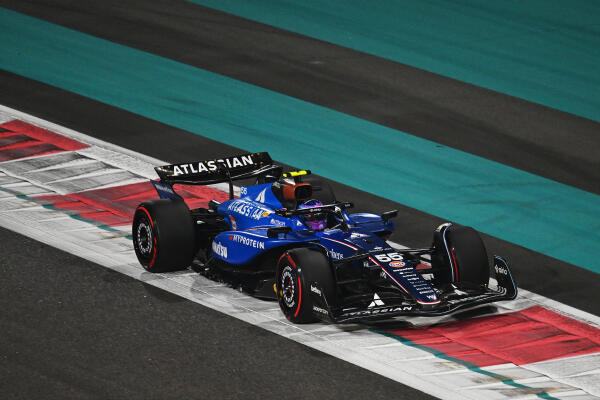Williams zaterdag Abu Dhabi 2025