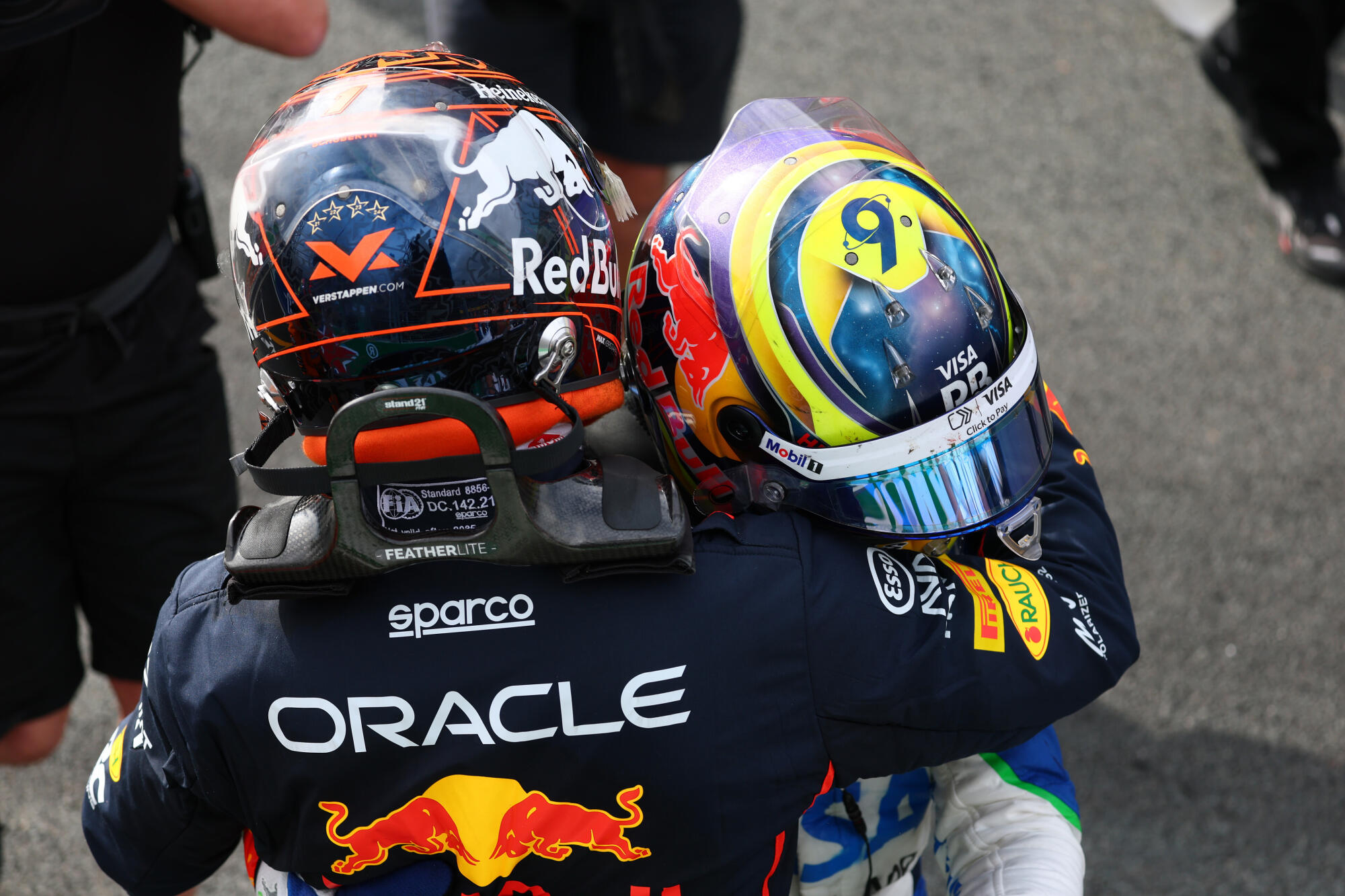 Max Verstappen en Isack Hadjar Zandvoort 2025