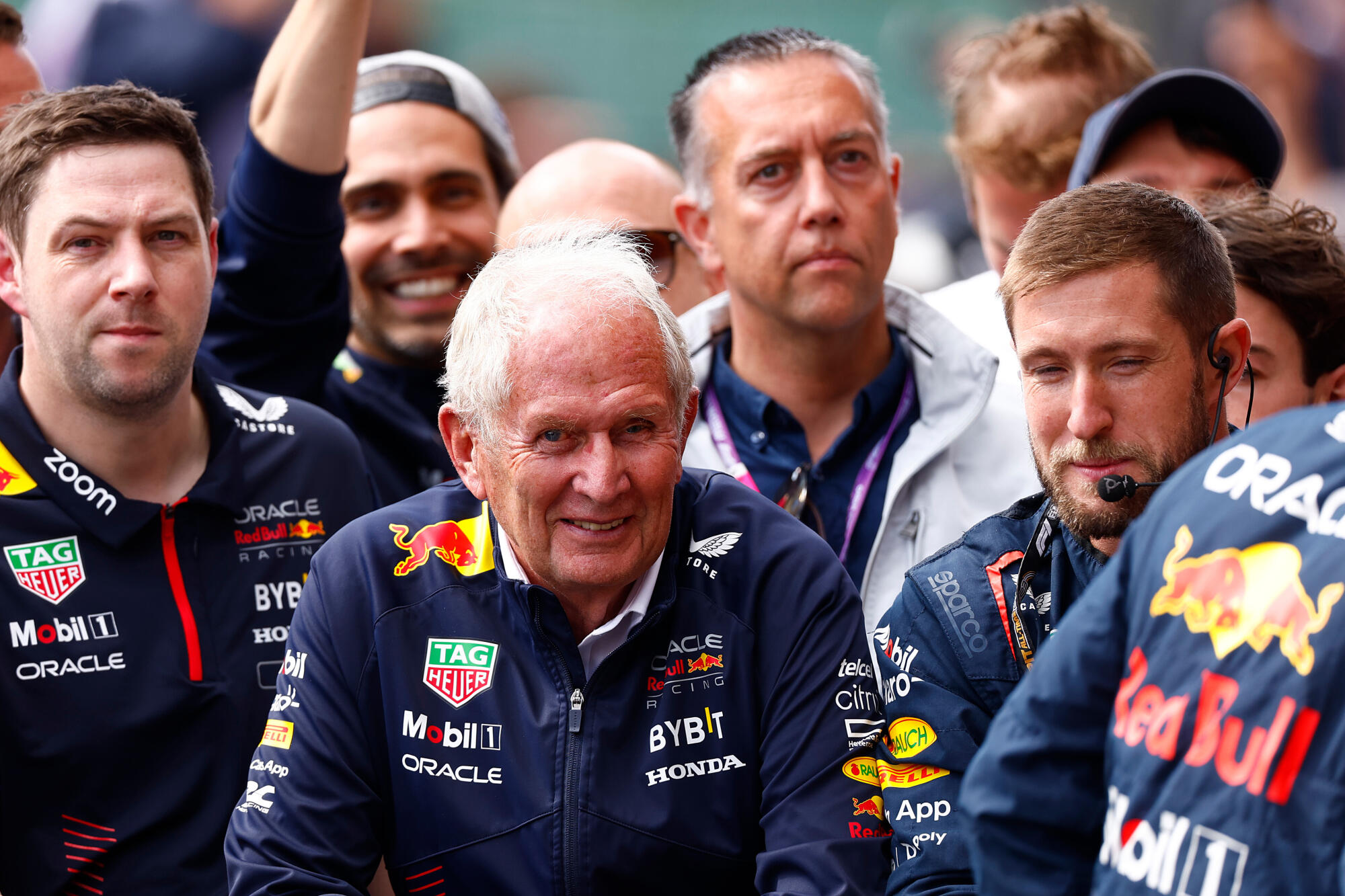 Helmut Marko mechanics Spa 2025