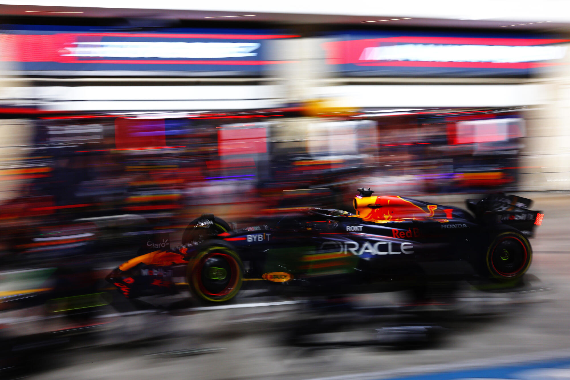 Verstappen, Qatar pitstop, 2023