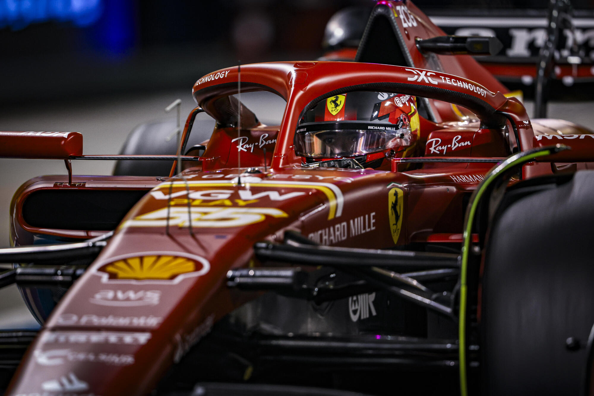 Carlos Sainz auto GP Bahrein 2024