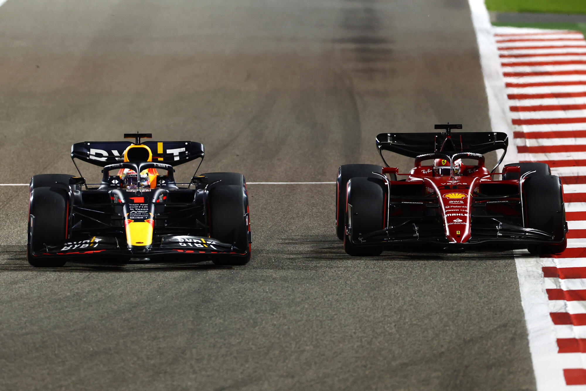 Leclerc Verstappen Bahrein