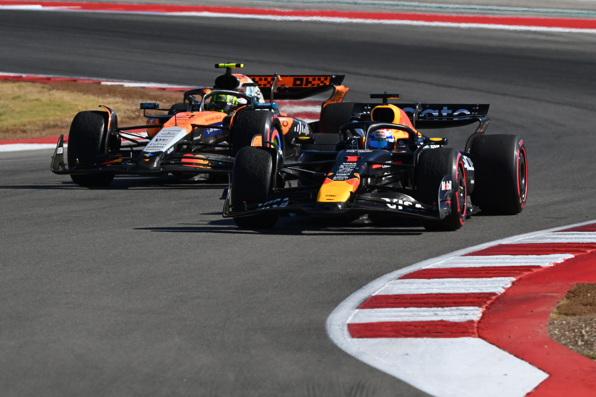 Max Verstappen en Lando Norris - F1 Grand Prix van Amerika 2025