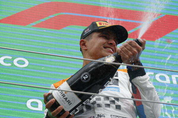 Norris podium engeland