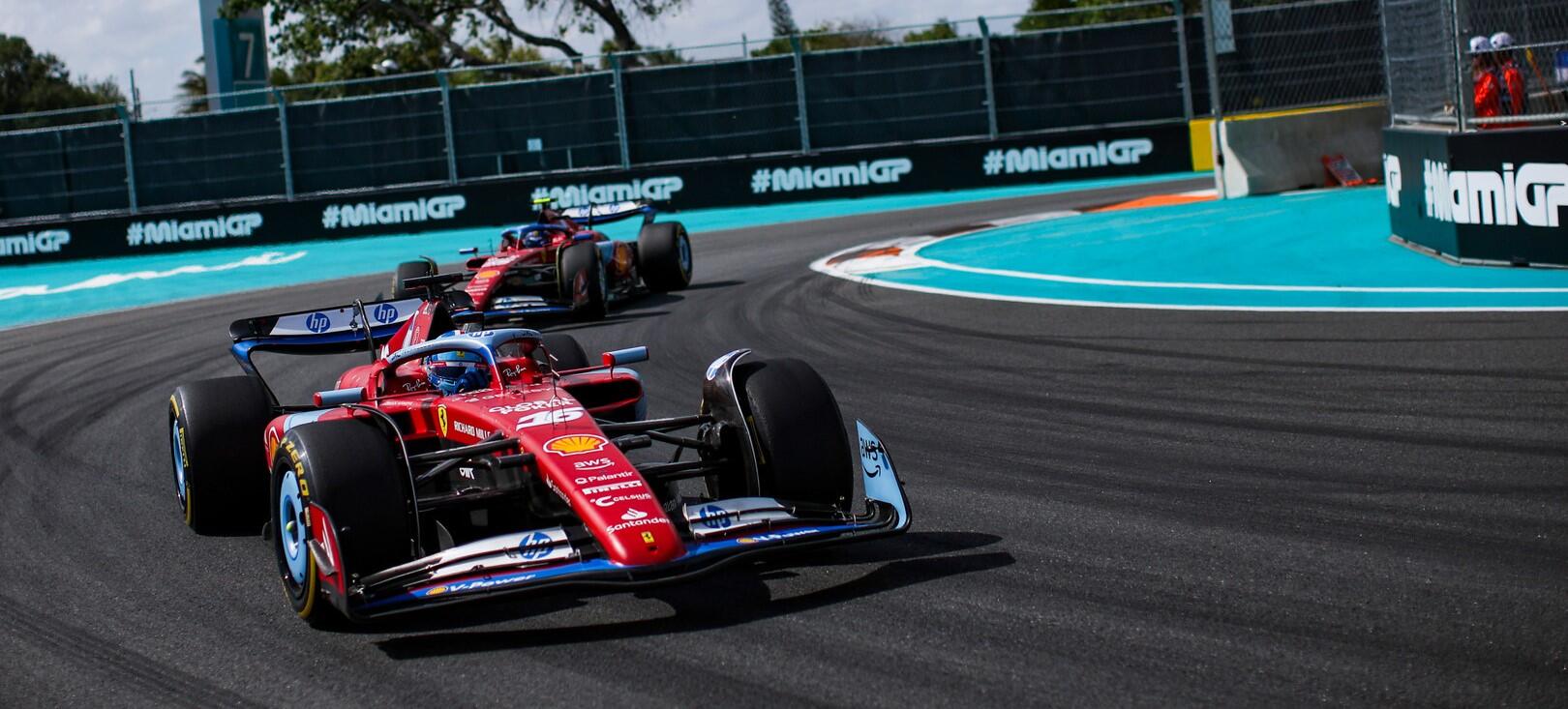 leclerc sainz miami auto 2