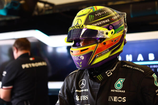 Hamilton close up Abu Dhabi
