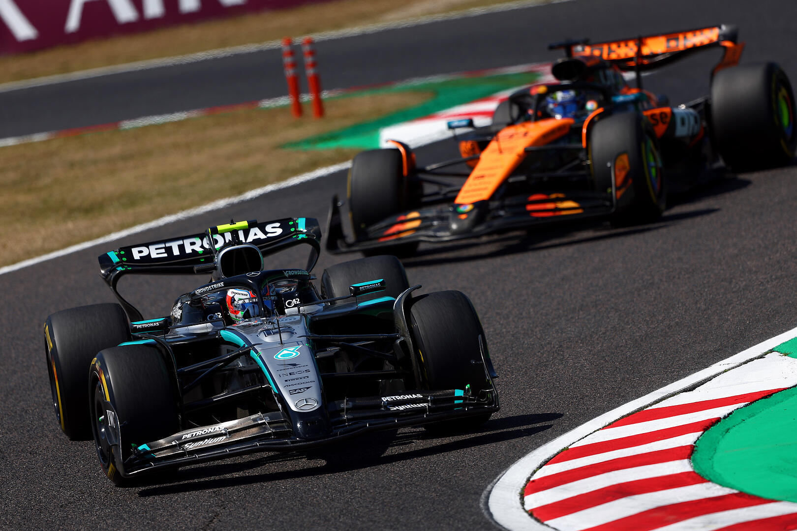Kimi Antonelli en Oscar Piastri - Vrijdag GP Japan 2025