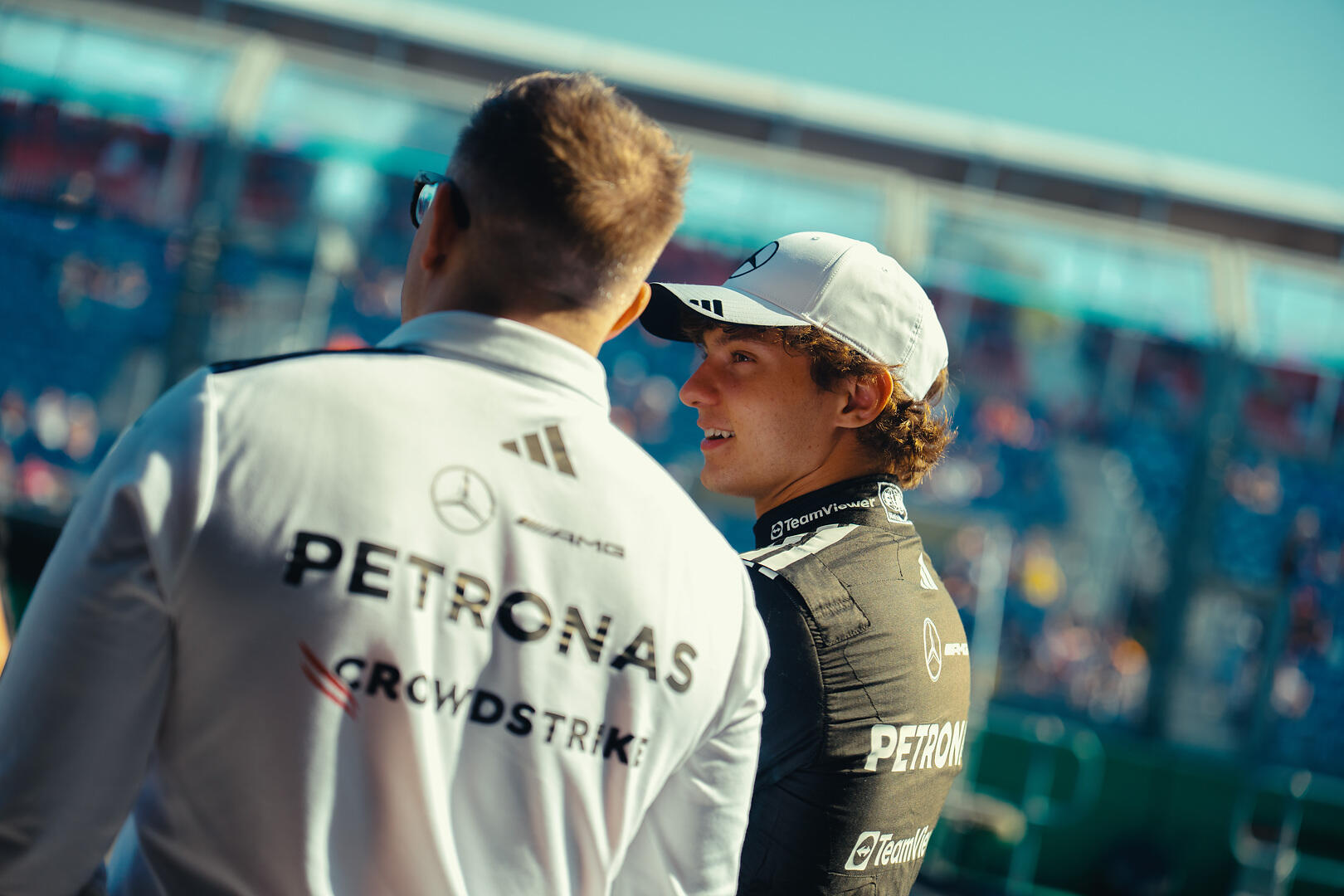 Kimi Antonelli voorafgaand aan raceweekend in Australië 2025