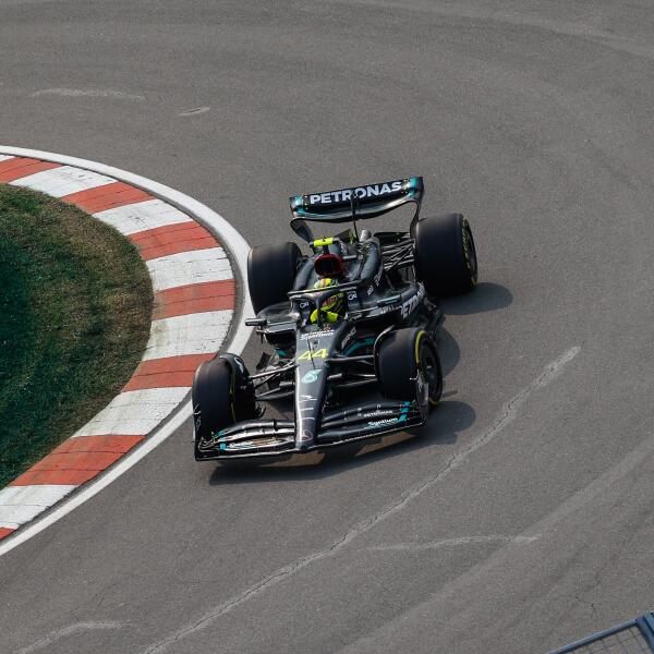 Lewis Hamilton vrijdag Canada